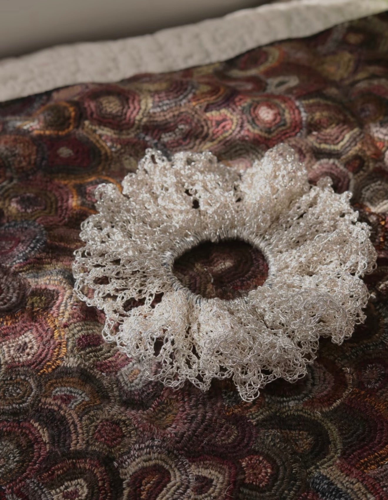 Metallic Scrunchie - Silver&Gold