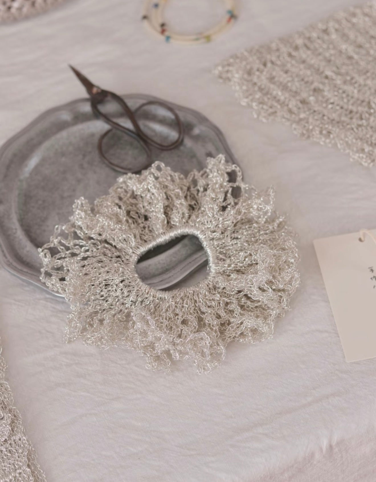 Metallic Scrunchie - Silver&Gold