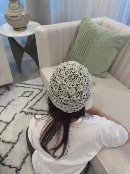 Handmade Crochet Lace Hat